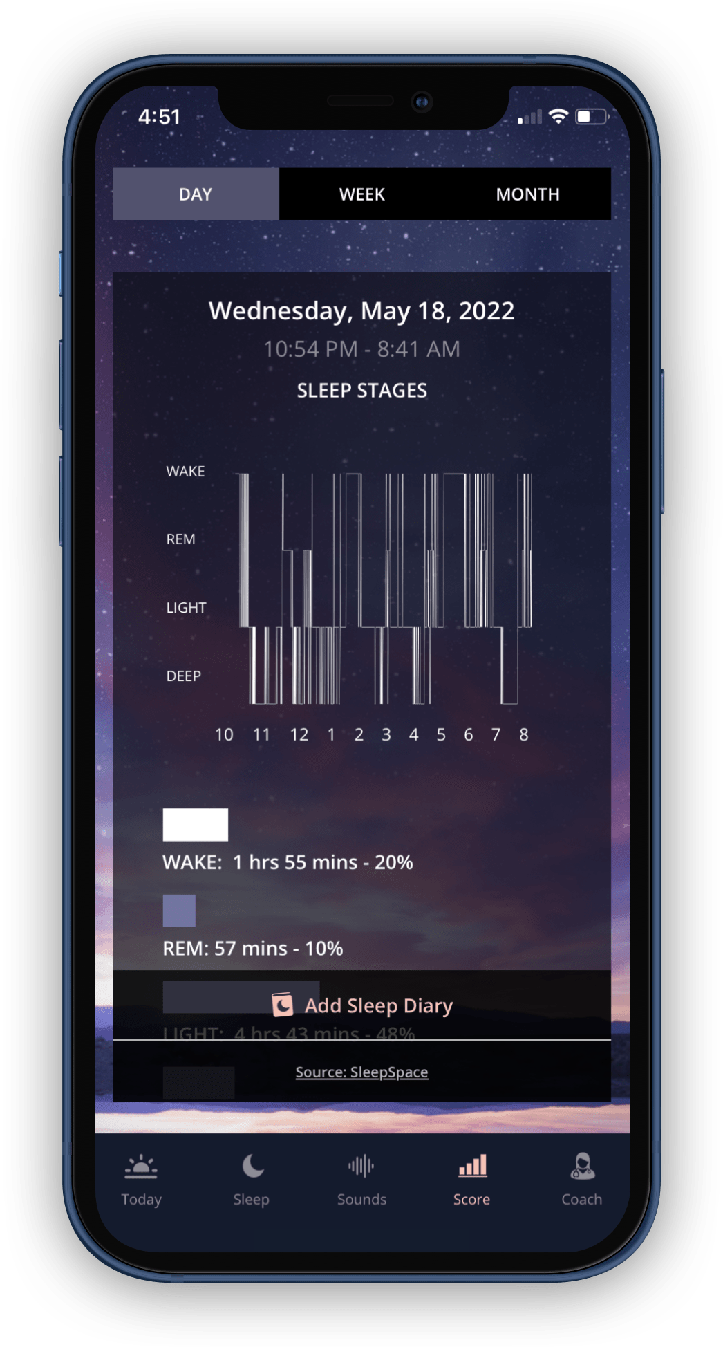 Sleep Score SleepSpace