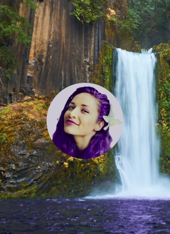 Vika Viktoria doing a guided meditation and visualization of a sleep story where you are led to a waterfall.