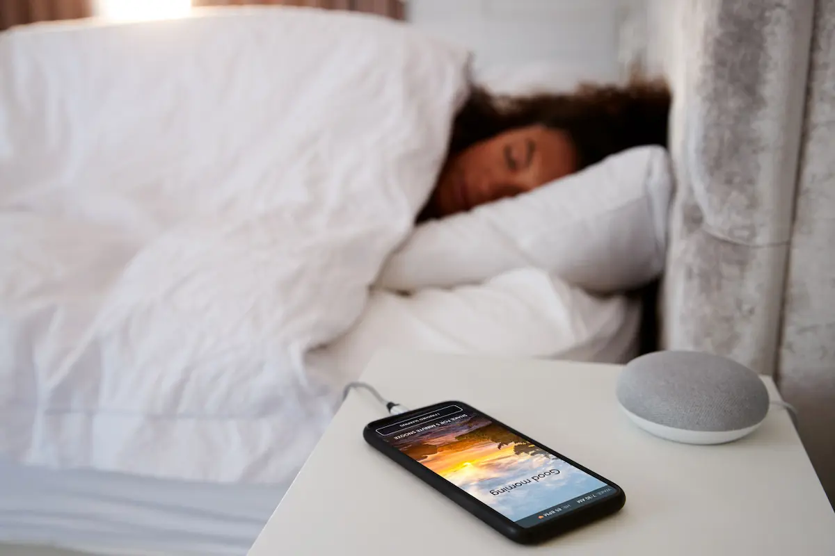 SleepSpace can work with just the sensors of your phone when the phone is placed on your night-stand. Accuracy can be improved with the SleepSpace Smart Phone Charger and / or a wearable integration