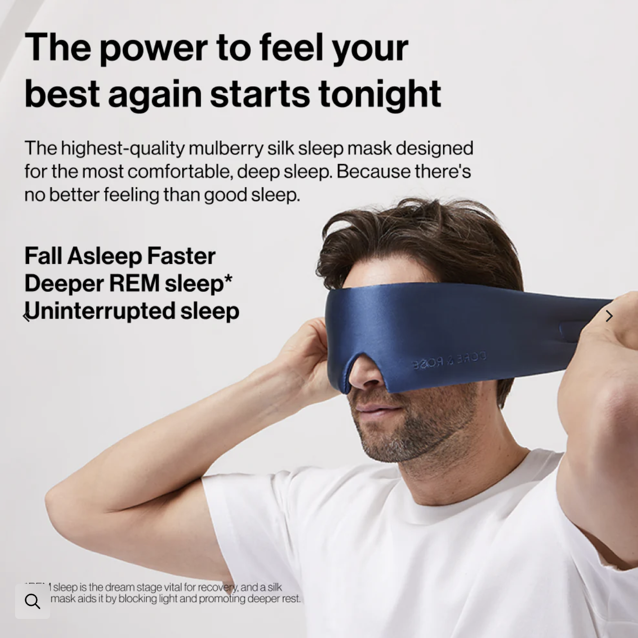 Dore and Rose 100% blockout eye mask